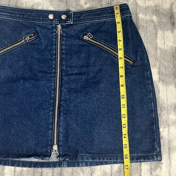 RAG & BONE Blue Racer Miniskirt Size 29 - Picture 5 of 10